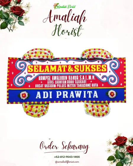 Papan Bunga Ucapan Selamat Rafflesia Grand Ballroom Balai Kartini